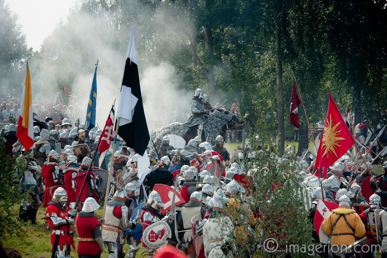 Medieval battlefield armies