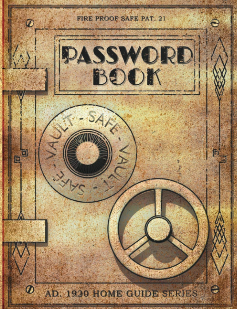 Disguised Password Organizer: Safe Vault Fake Cover