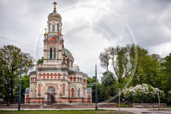 Cathedral of Alexander Nevsky in Lodz, Poland